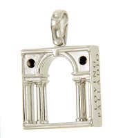Anhänger Loving Palladio  3D in Silber GRB03 SERLIANA - GRB03 SERLIANA
